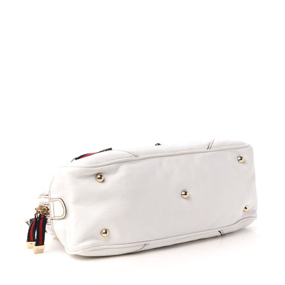 Gucci Goatskin Small Capri Bowler White 4 of 8