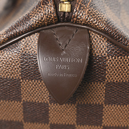 Louis Vuitton Damier Ebene Speedy 30 6 of 9