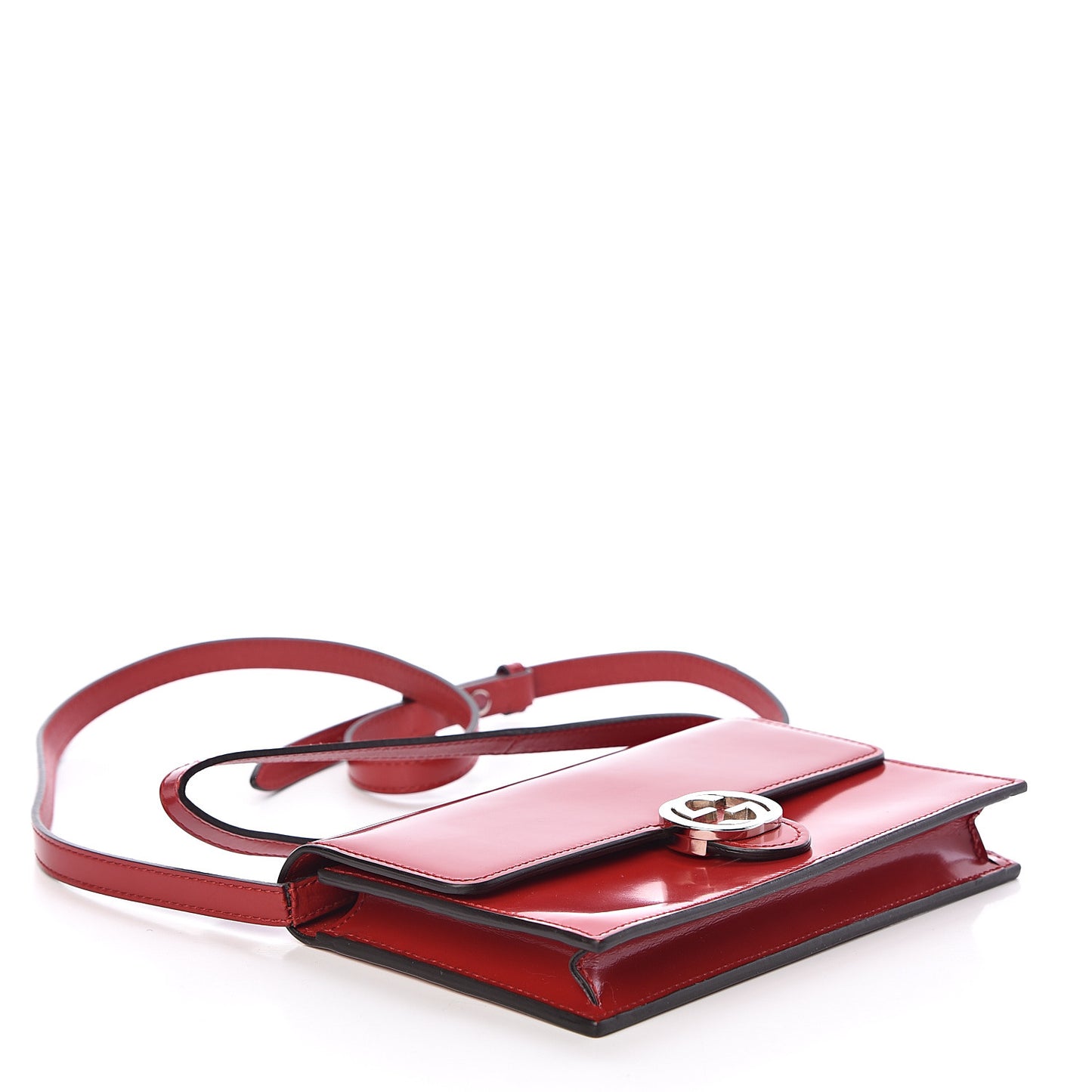 Shade Lux Calfskin Icon Wallet Hibiscus Red
