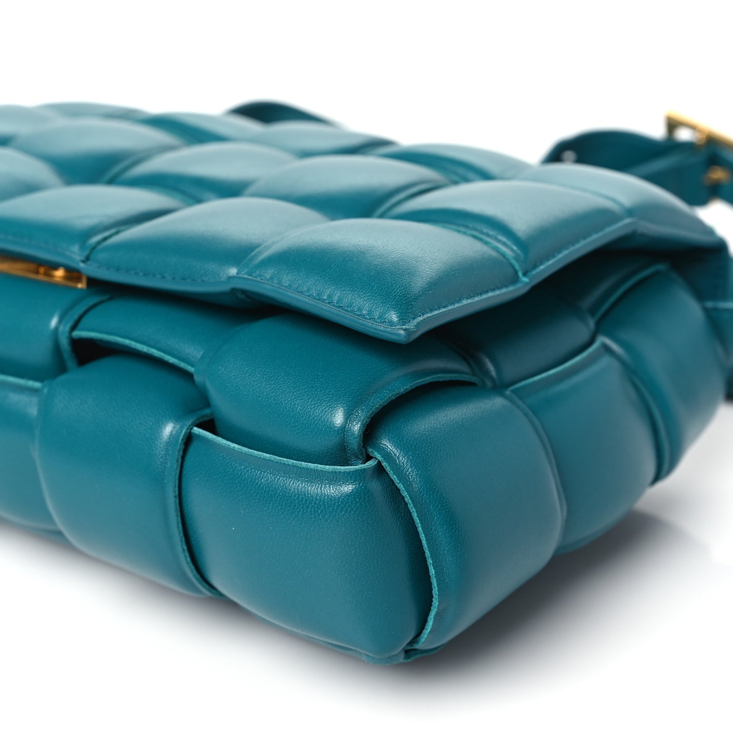 Nappa Maxi Intreccio Padded Cassette Crossbody Bag Blaster