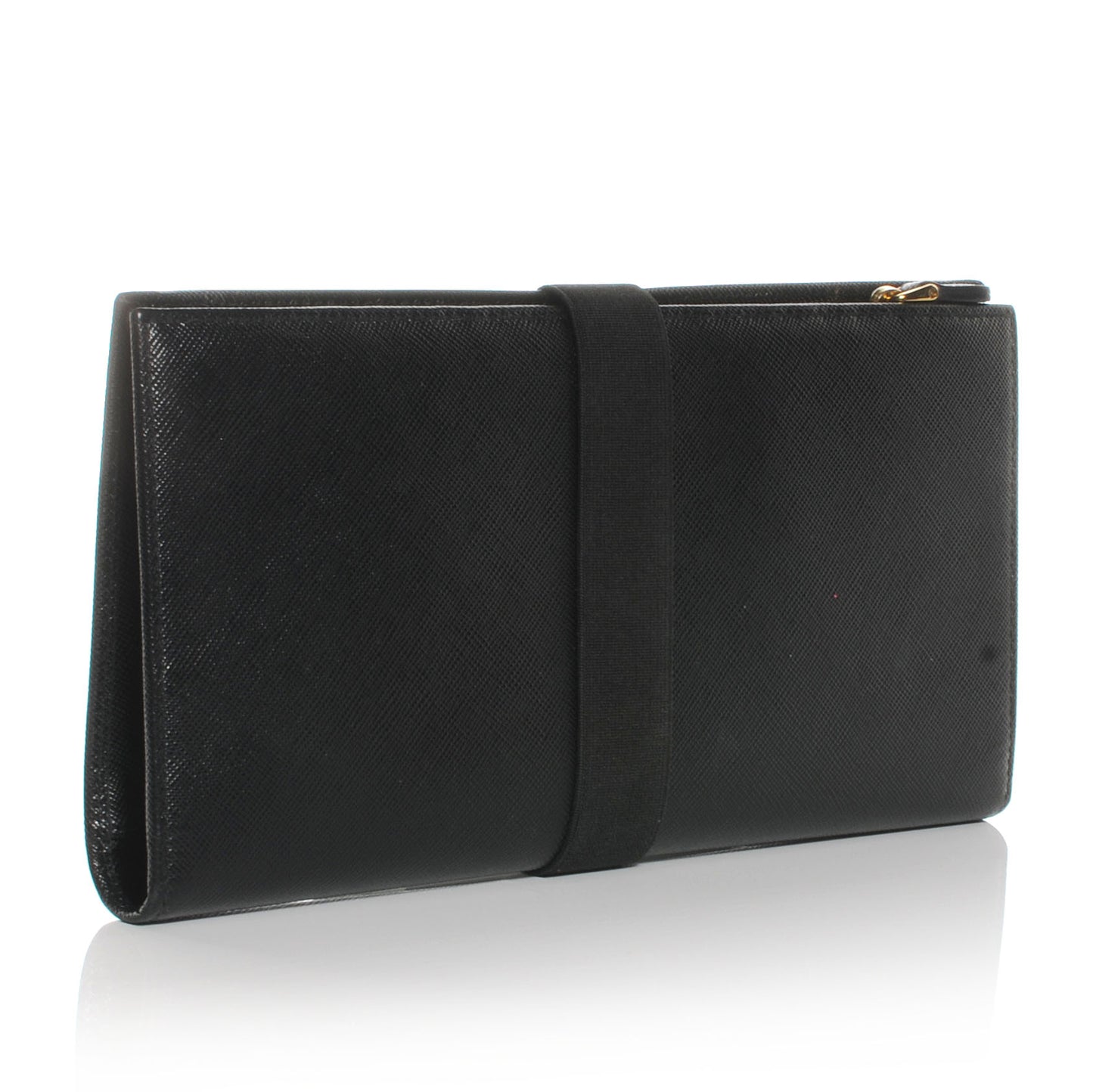 Saffiano Calfskin Document Holder Nero Black