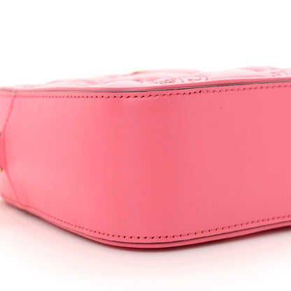 Gucci Calfskin GG Matelasse Small Shoulder Bag Rhodamine Pink Natural 9 of 13