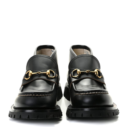 Gucci Cordovan Lux Mens Harald Horsebit Ankle Boots 7 Black 2 of 10