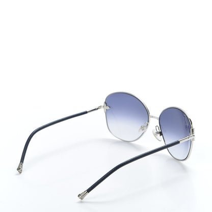 Louis Vuitton Monogram Viola Round Sunglasses Z0465U Navy 4 of 8