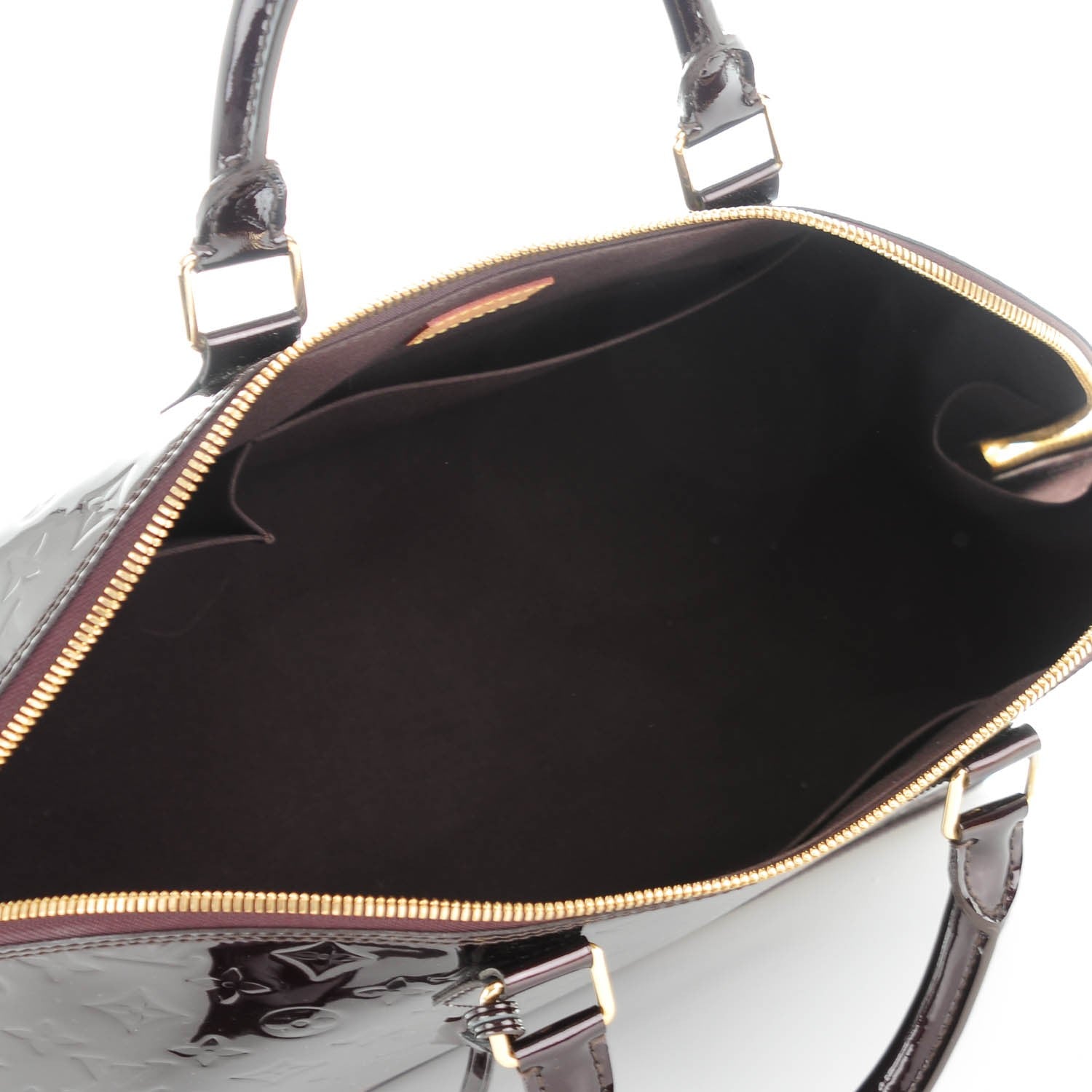 Louis Vuitton Vernis Alma GM Amarante 6 of 9