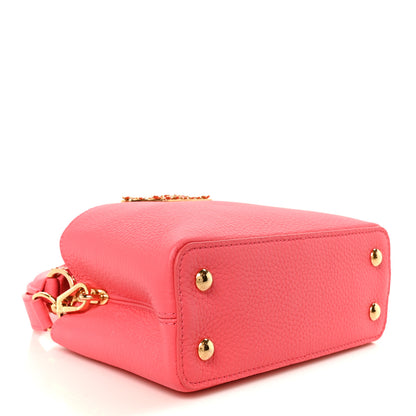 Louis Vuitton Taurillon LV Bloom Capucines Mini Pink Sky 3 of 8