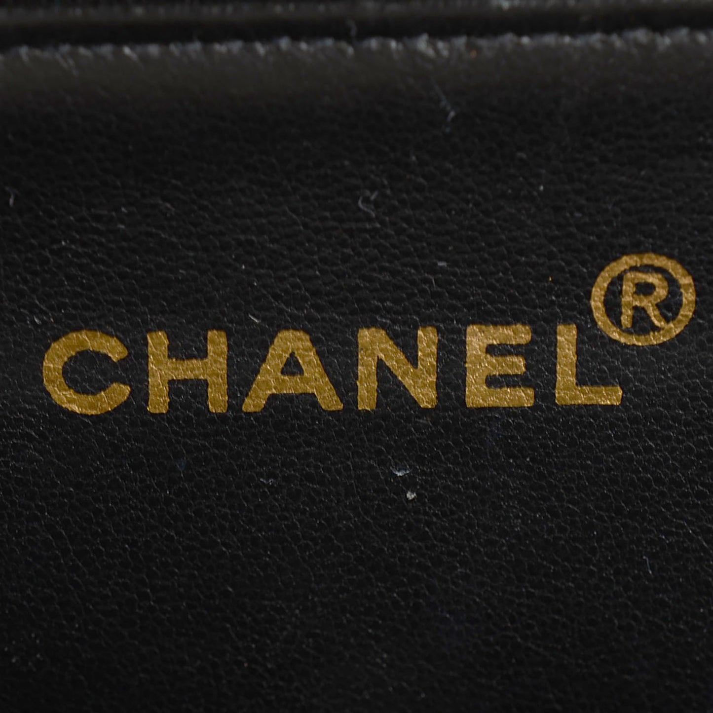 Patent Quilted Medium Double Sided Flap Black