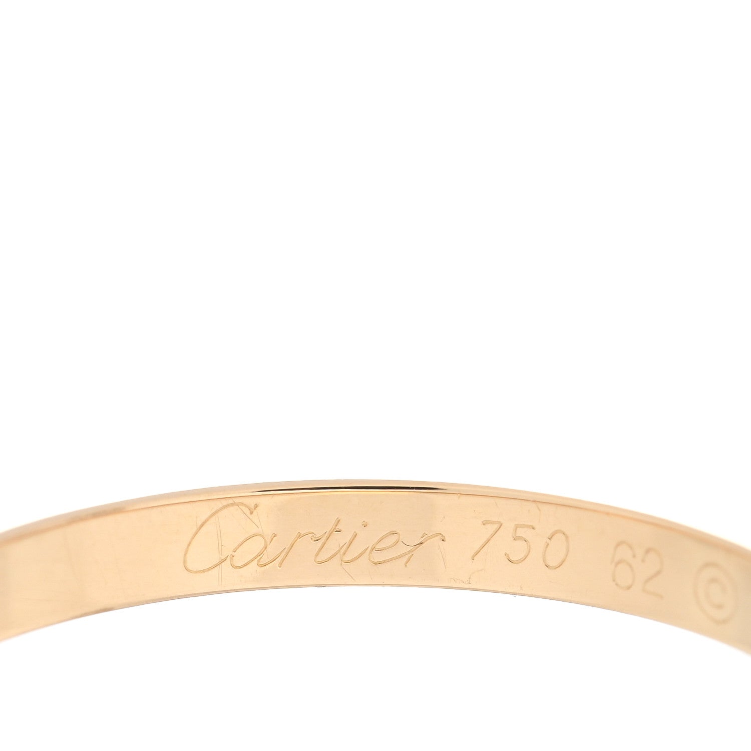 Cartier 18K Yellow Gold 2.5mm 1895 Wedding Band Ring 62 10 4 of 4