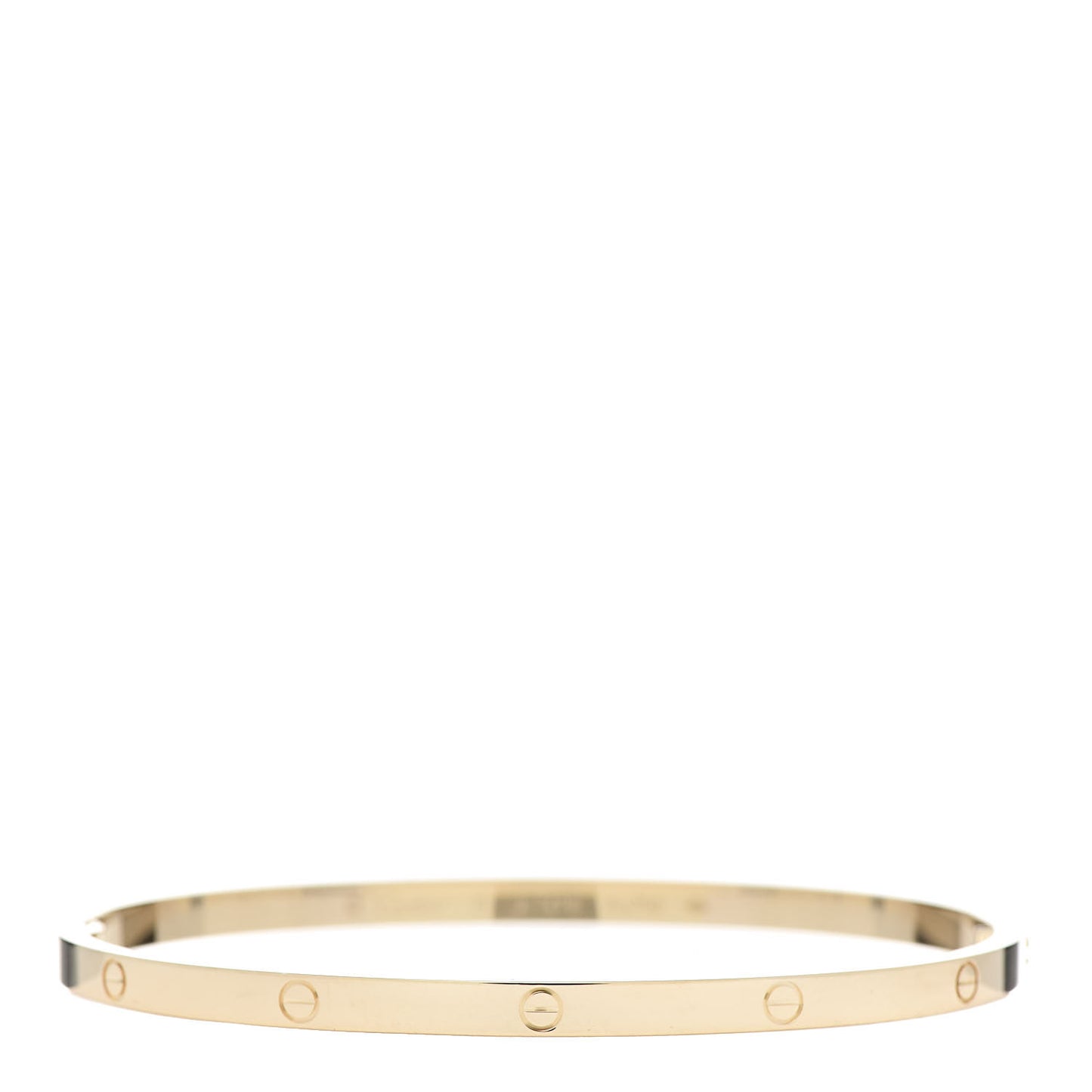 18K Yellow Gold Small LOVE Bracelet 19