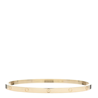 Cartier 18K Yellow Gold Small LOVE Bracelet 19 1 of 4