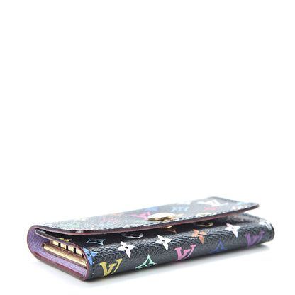 Louis Vuitton Monogram Multicolor Multicles 4 Key Holder Black Violet 4 of 7