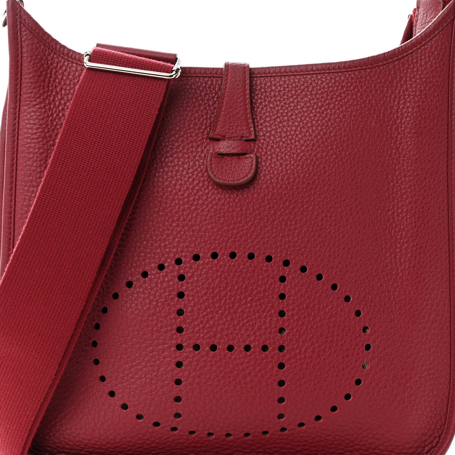 Hermes Taurillon Clemence Evelyne III PM Rubis 8 of 10