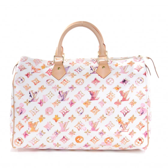Louis Vuitton Watercolor Aquarelle Speedy 35 White 1 of 7