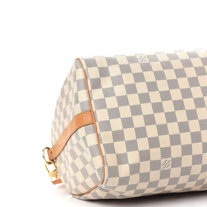 Louis Vuitton Damier Azur Speedy Bandouliere 35 8 of 10