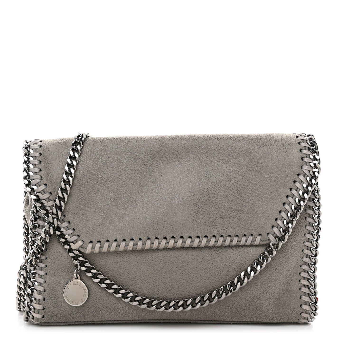 Shaggy Deer Mini Falabella Crossbody Bag Grey