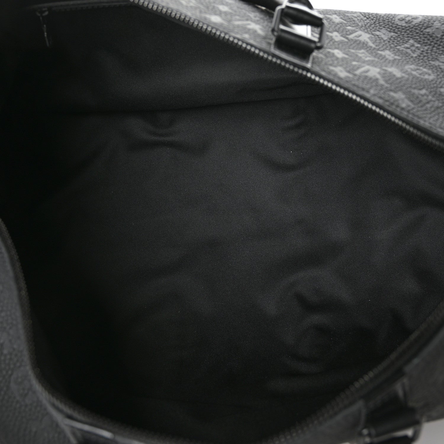Louis Vuitton Taurillon Monogram Keepall Bandouliere 50 Black 4 of 5
