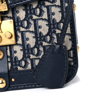 Christian Dior Oblique Square DiorAddict Flap Navy Blue 16 of 18