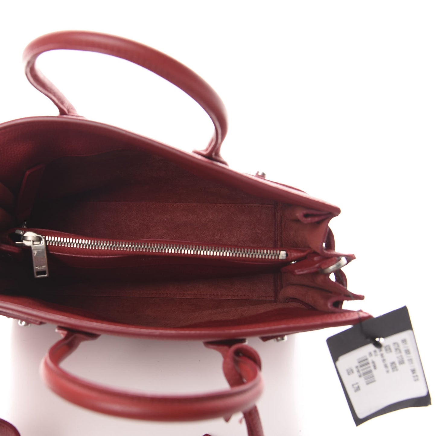 Grained Calfskin Baby Sac De Jour Souple Red
