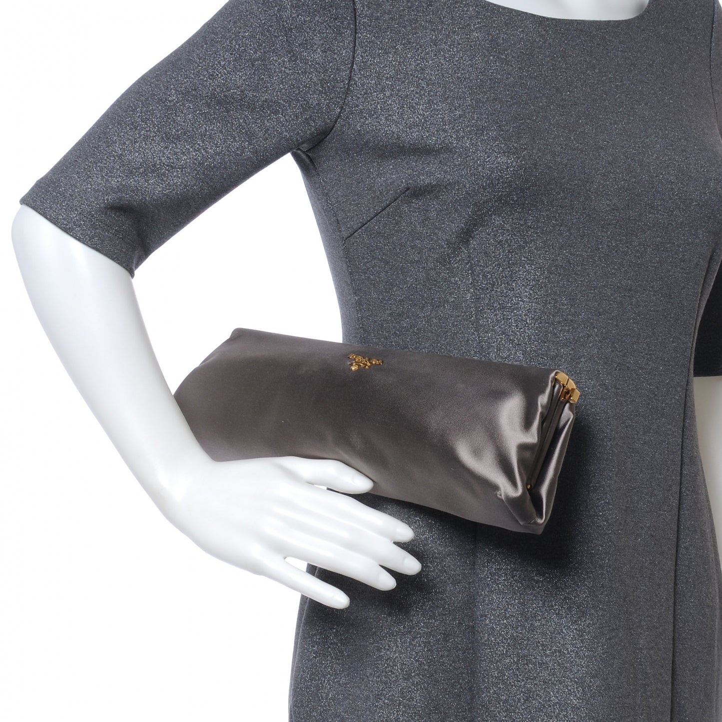 Satin Frame Evening Bag