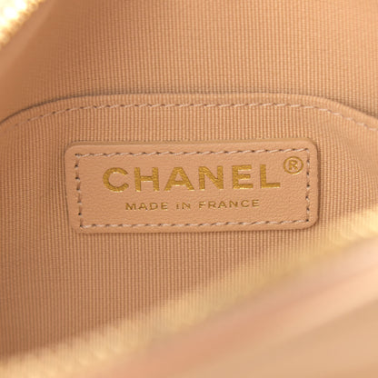 Chanel Calfskin Quilted Small Camera Case Beige 6 of 9