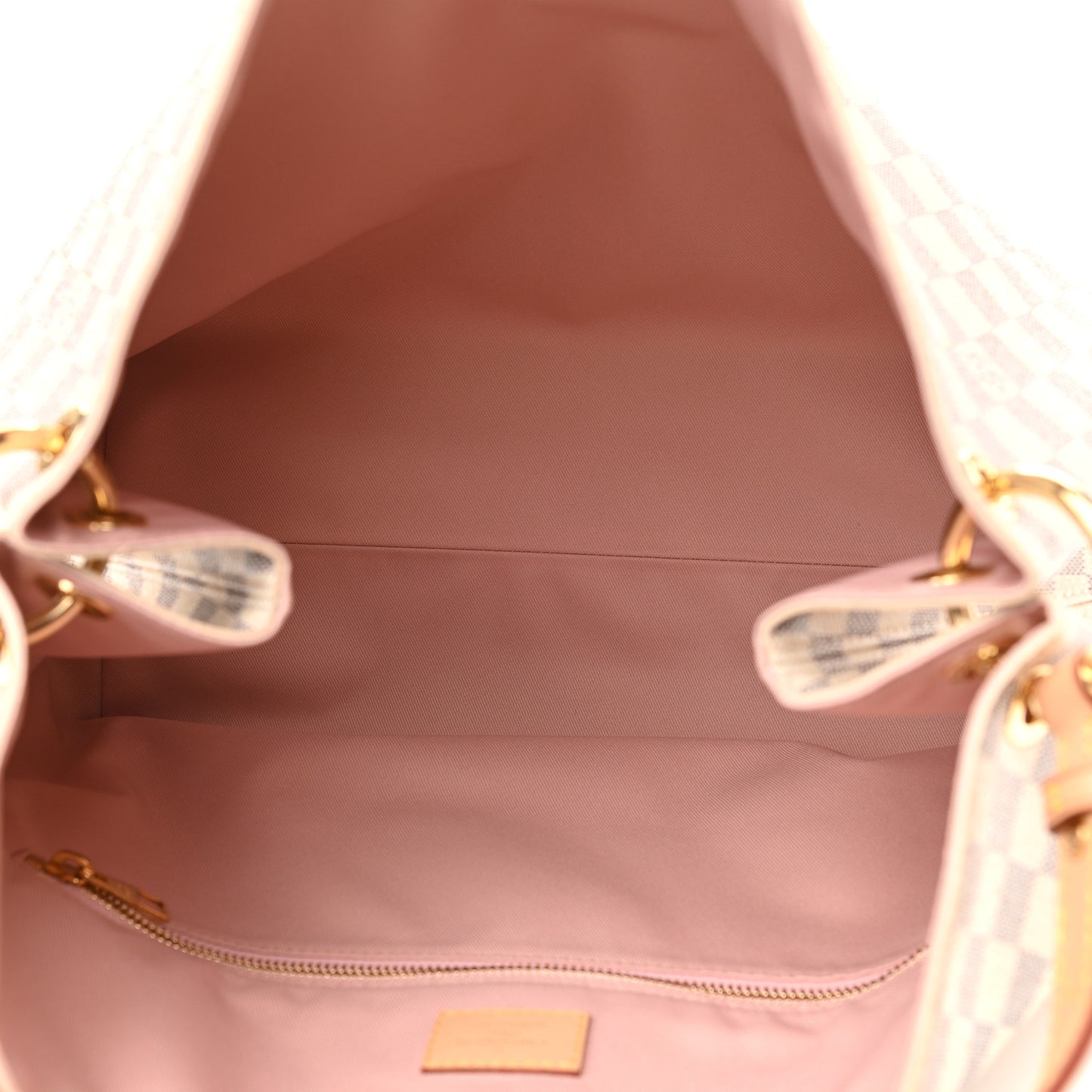 Damier Azur Graceful MM Rose Ballerine