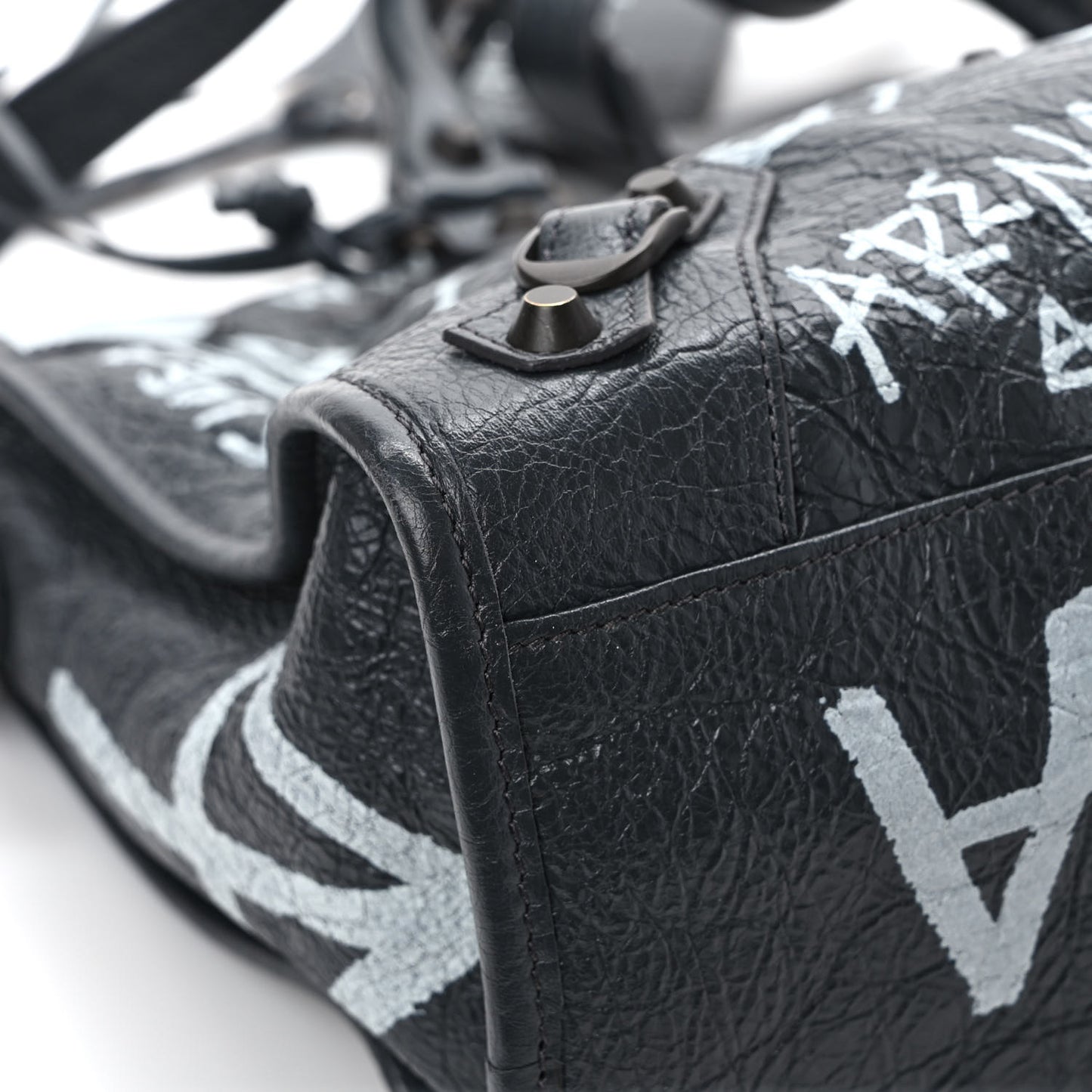 Agneau Arena Graffiti All Over Classic Hardware City Gris Fossile White