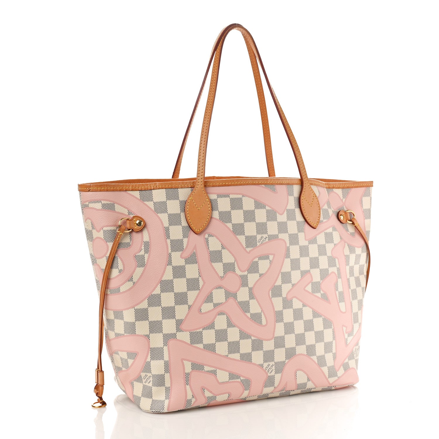 Louis Vuitton Damier Azur Tahitienne Neverfull MM 4 of 11