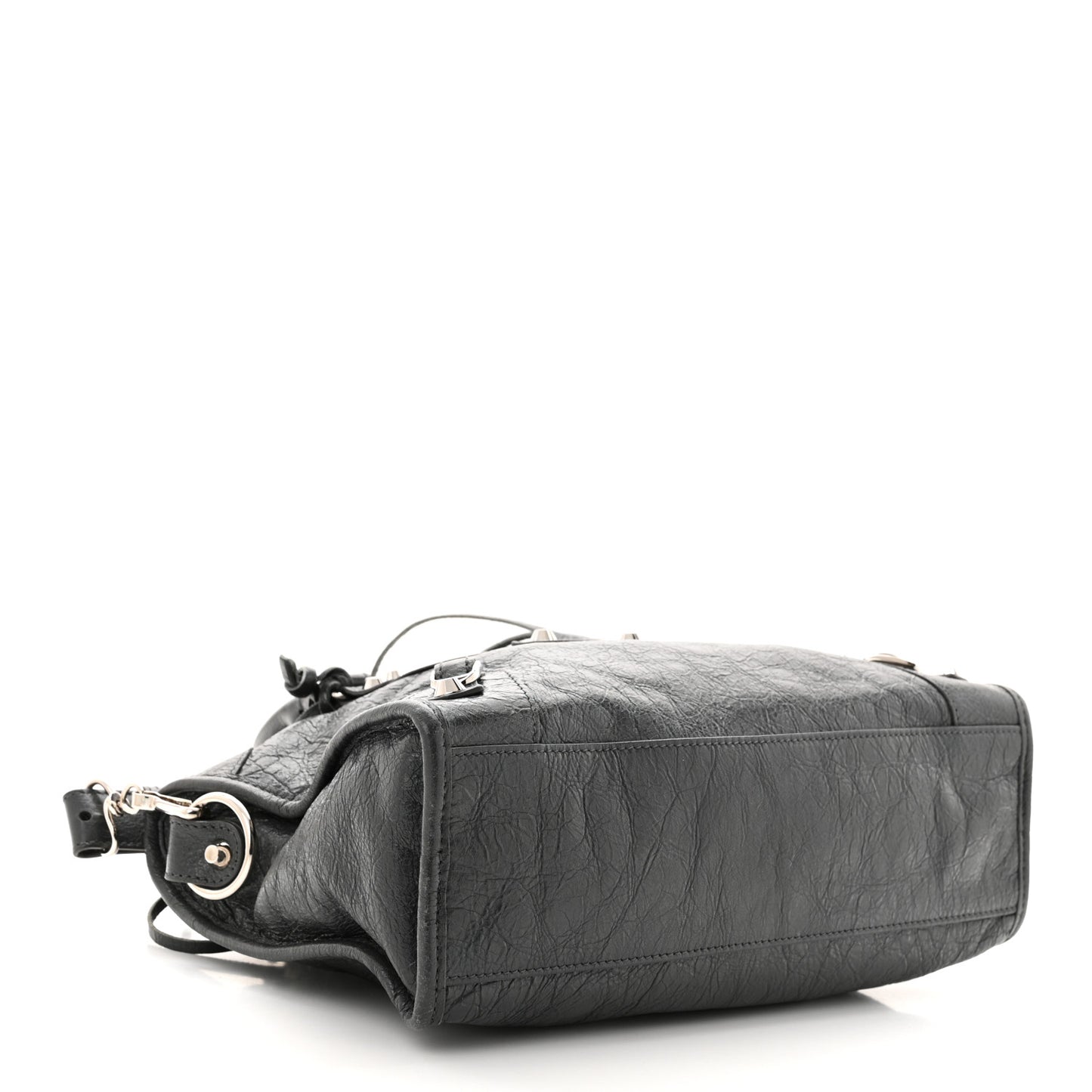 Agneau Classic Silver Hardware S City Gris Fossile