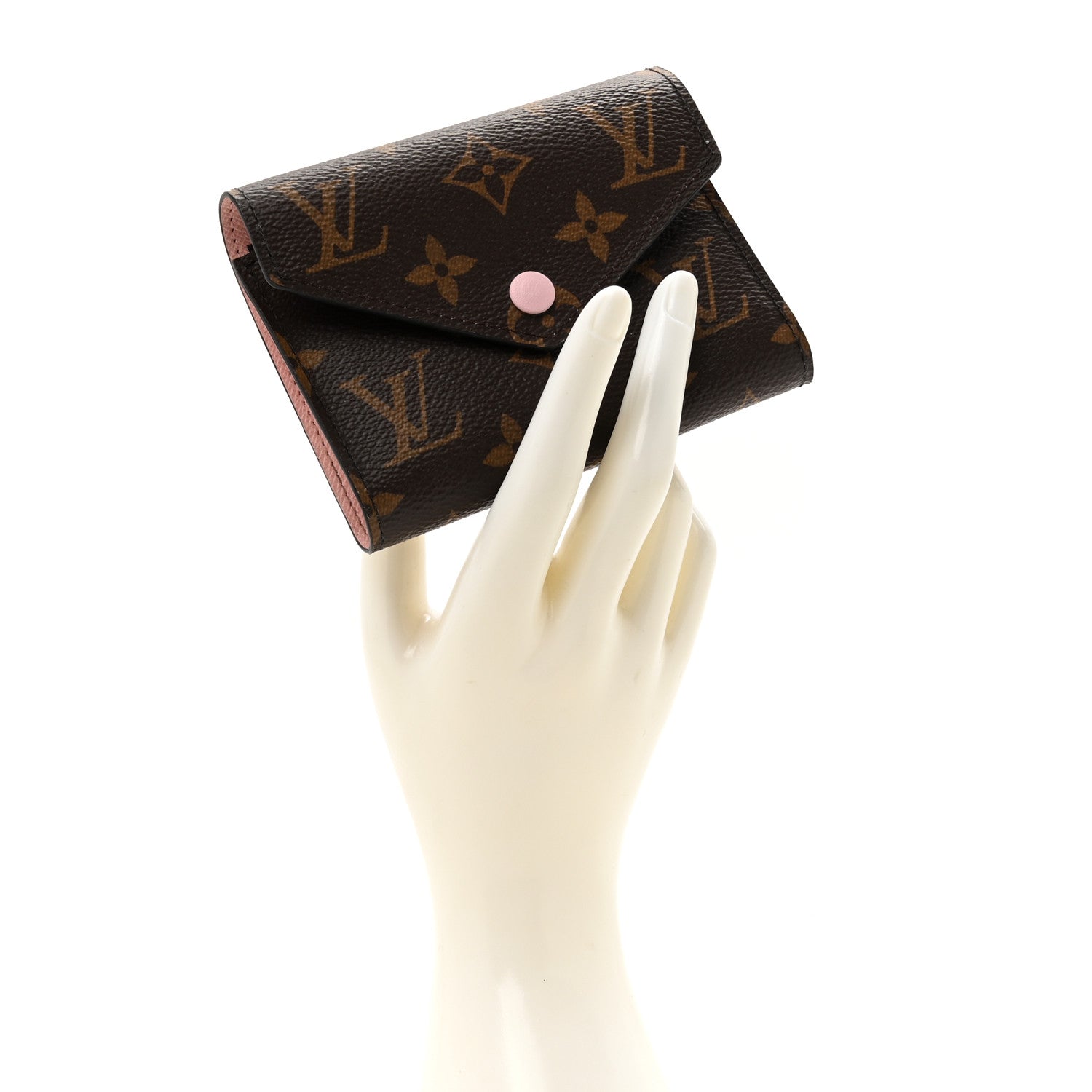 Louis Vuitton Monogram Victorine Wallet Rose Ballerine 2 of 8