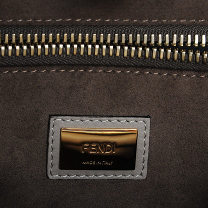 Fendi Vitello Seta Plexiglass Tortoise Medium Peekaboo Iconic Satchel Tortora 6 of 6