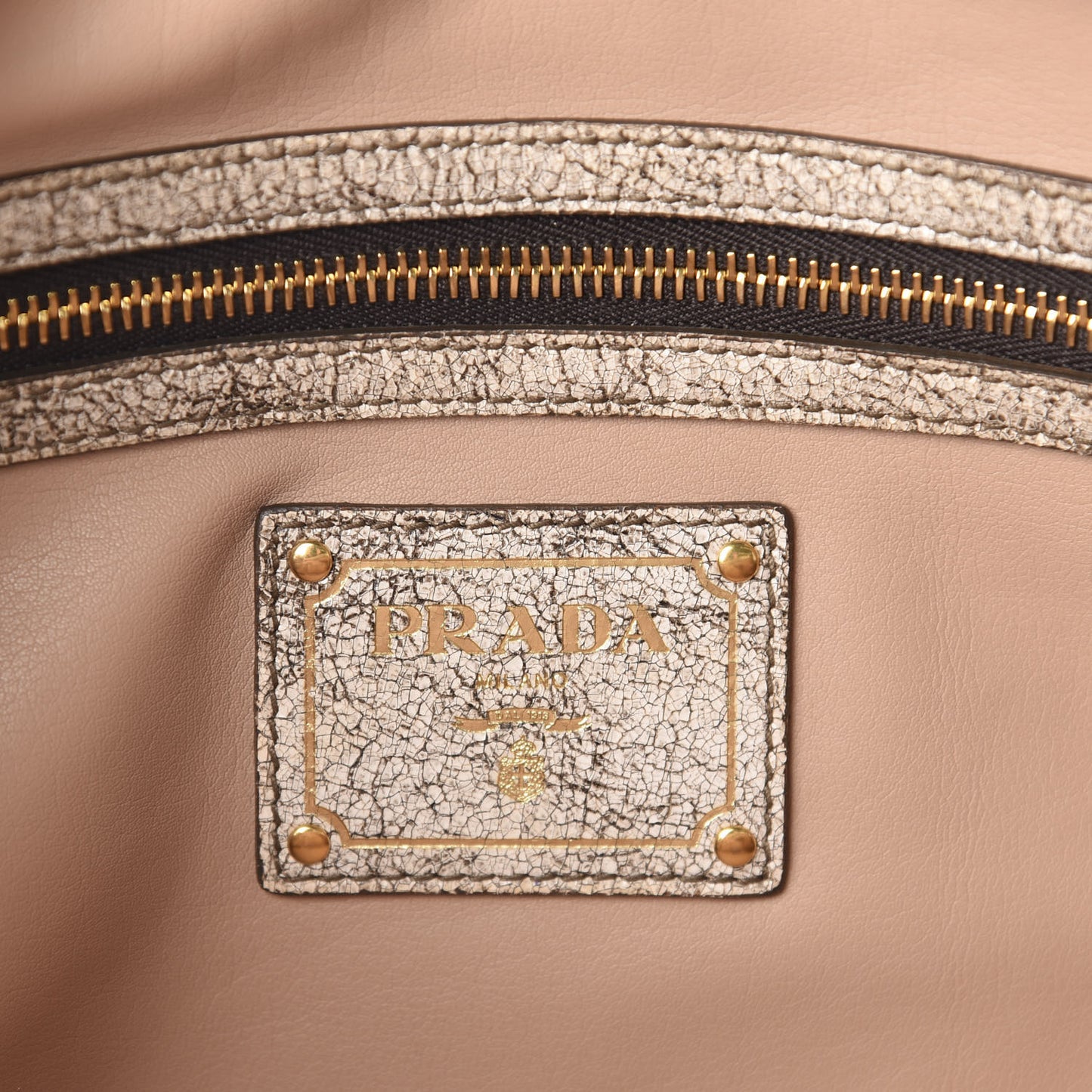 Craquele Shoulder Bag Talco
