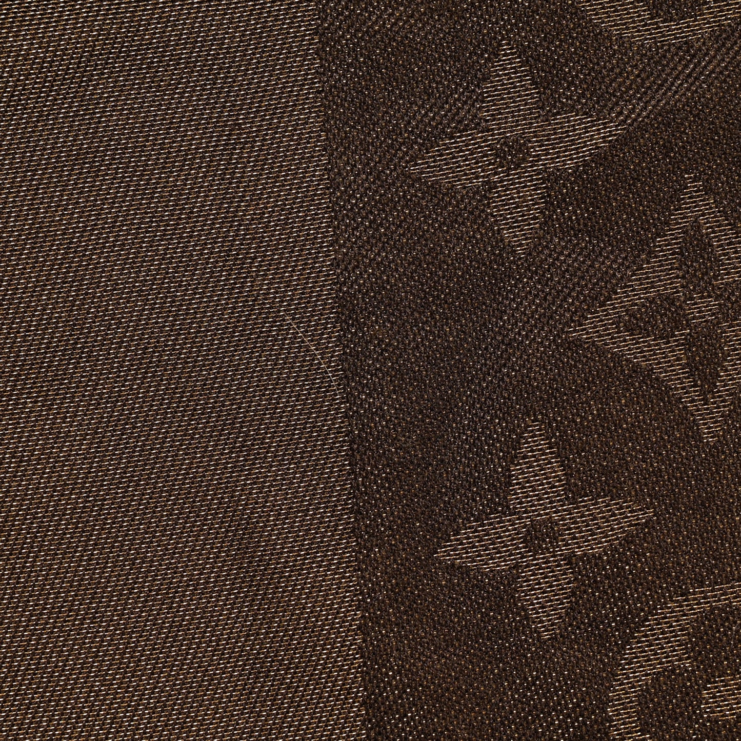 Silk Lurex Wool Monogram Shine Shawl Brown