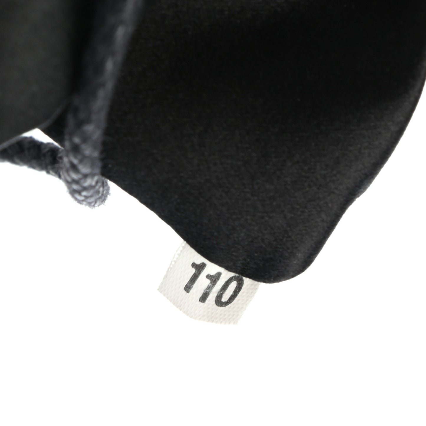 Satin Beaded Mini Tote Bag Black