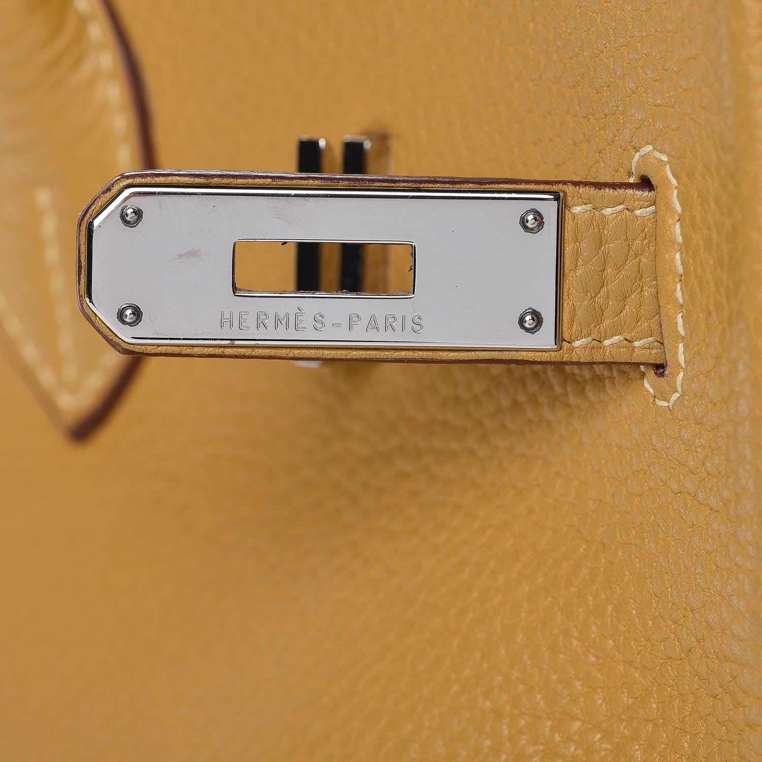 Hermes Taurillon Clemence Birkin 35 Curry 20 of 43