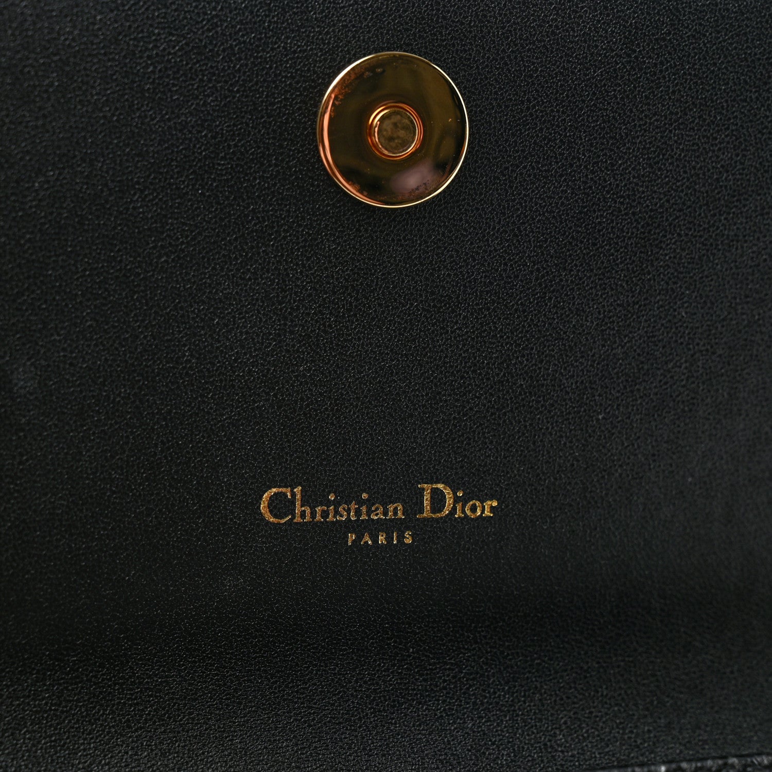Christian Dior Supple Calfskin Cannage Caro Belt Pouch with Chain Black 6 of 14