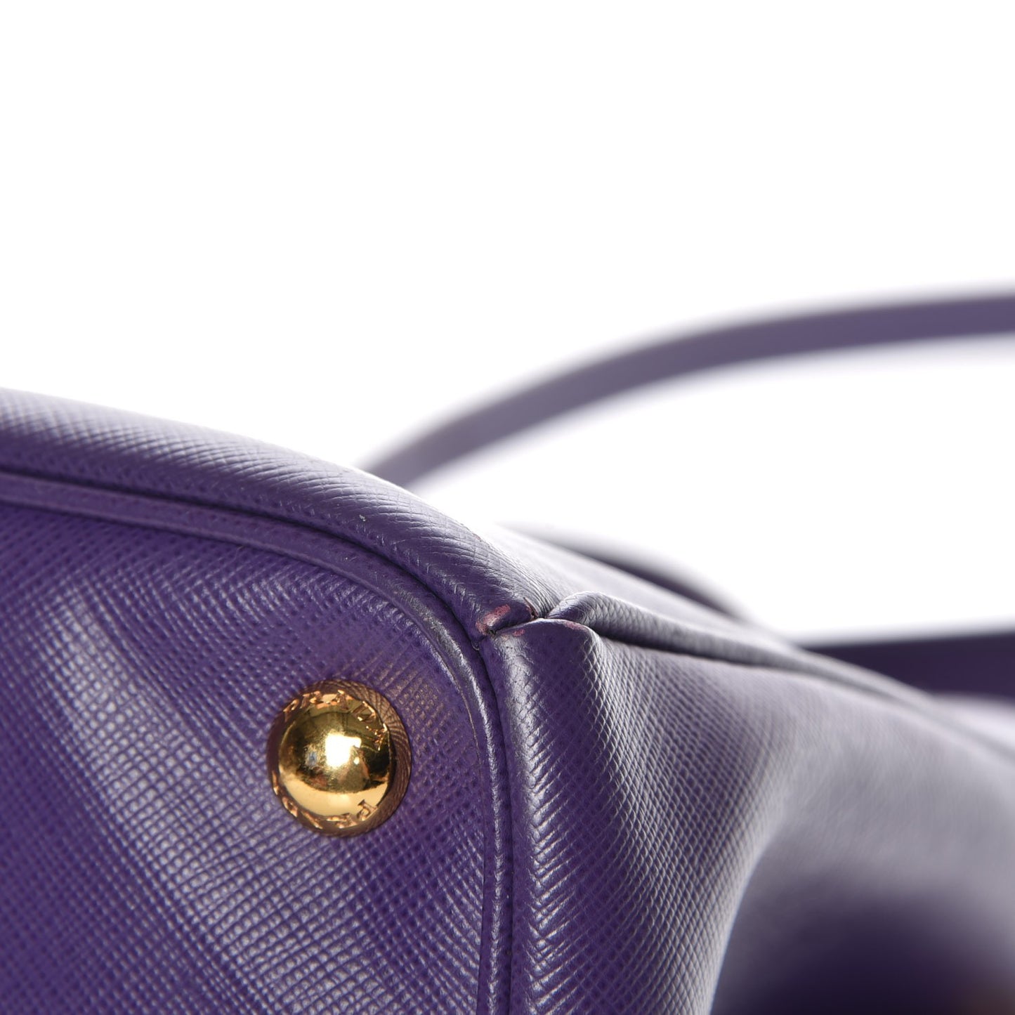 Saffiano Small Galleria Double Zip Tote Viola