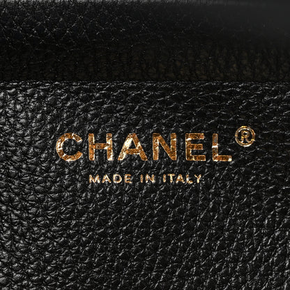 Chanel Grained Calfskin Stitched Urban Essentials Small Shopping Bag Black 6 of 10