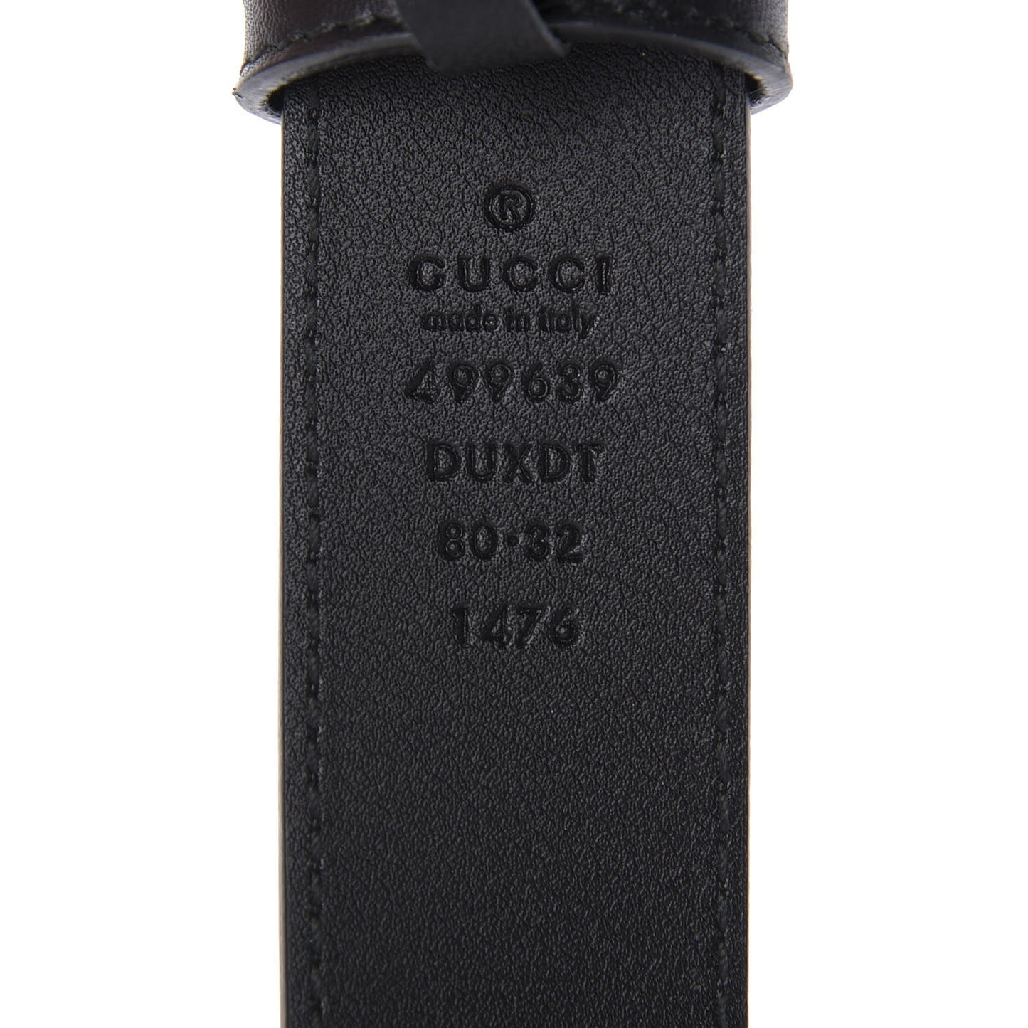 Calfskin Tiger Head Buckle Belt 80 32 Black