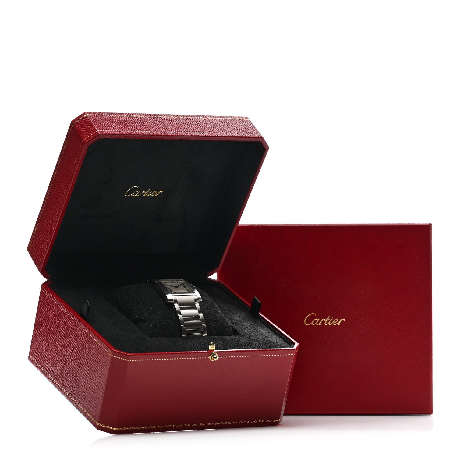 Cartier Stainless Steel 27mm Tank Francaise Quartz Watch 7 of 7