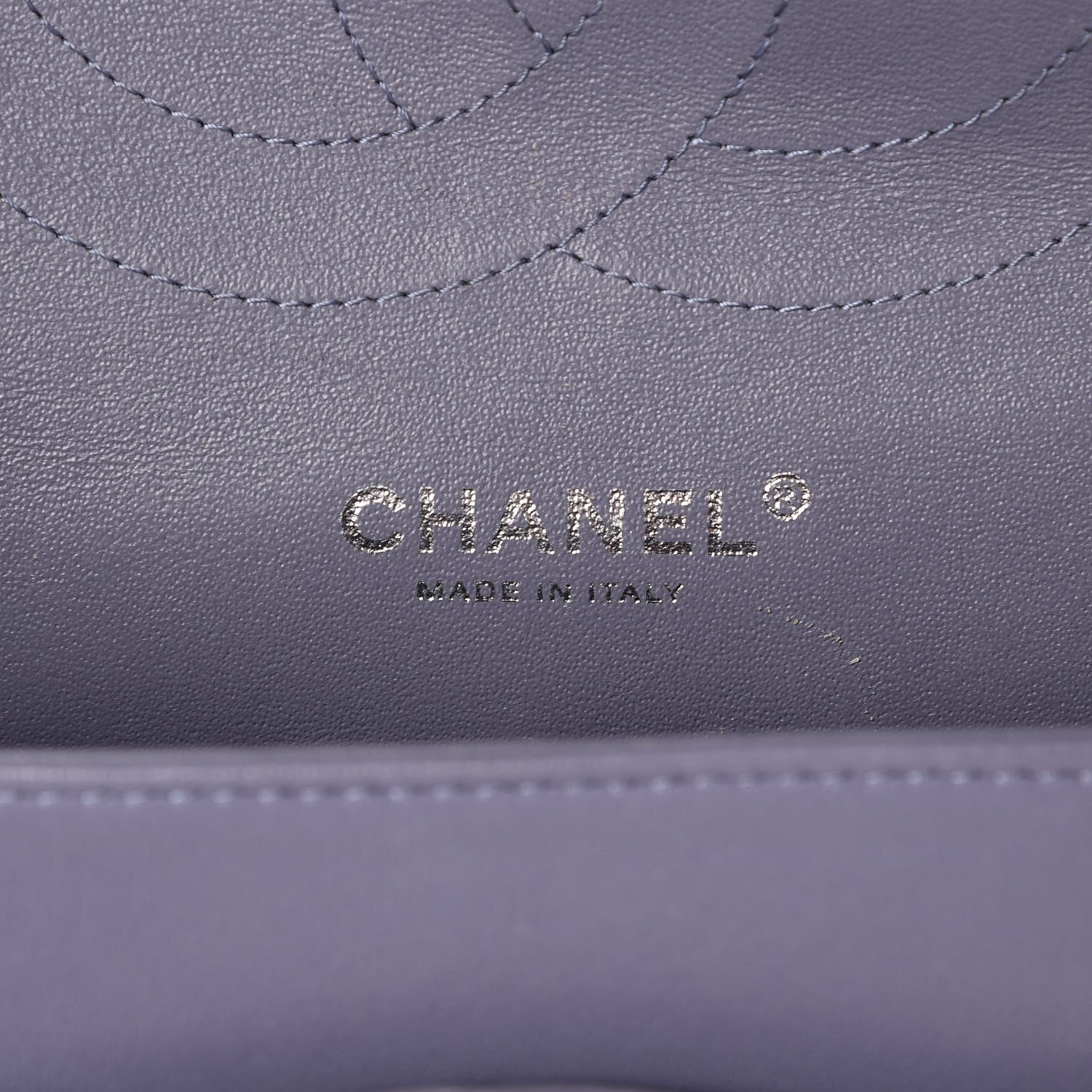 Chanel Lambskin Quilted Jumbo Double Flap Purple 7 of 9