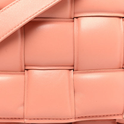 Bottega Veneta Nappa Maxi Intreccio Padded Cassette Crossbody Bag Peachy 6 of 9