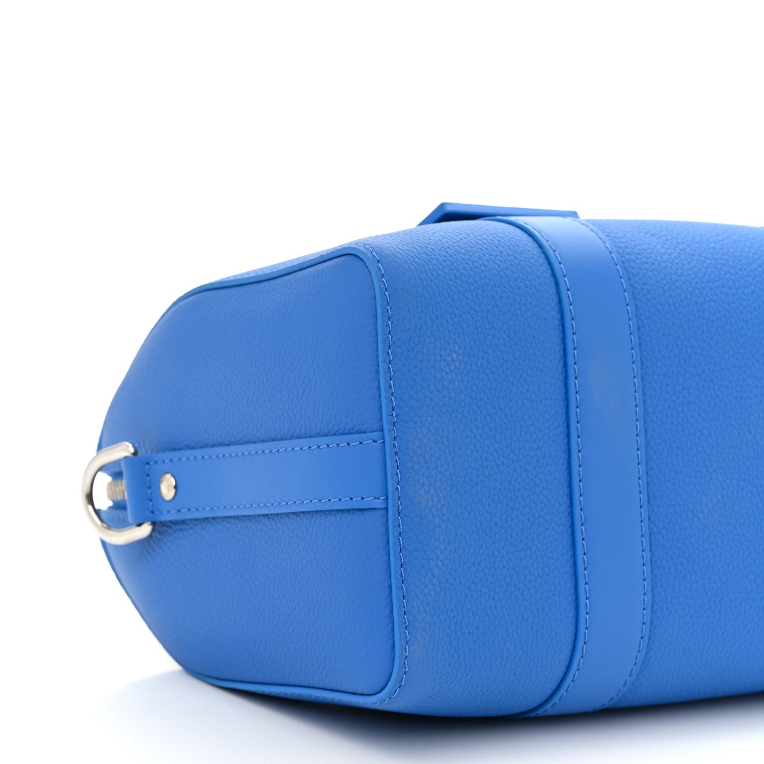 Louis Vuitton Grained Calfskin Aerogram City Keepall Bright Blue 8 of 9