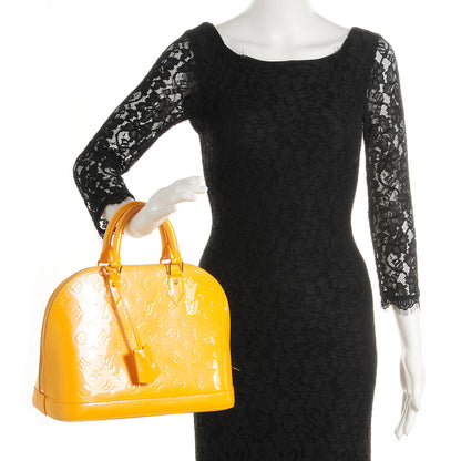 Louis Vuitton Vernis Alma PM Jaune Passion 2 of 7