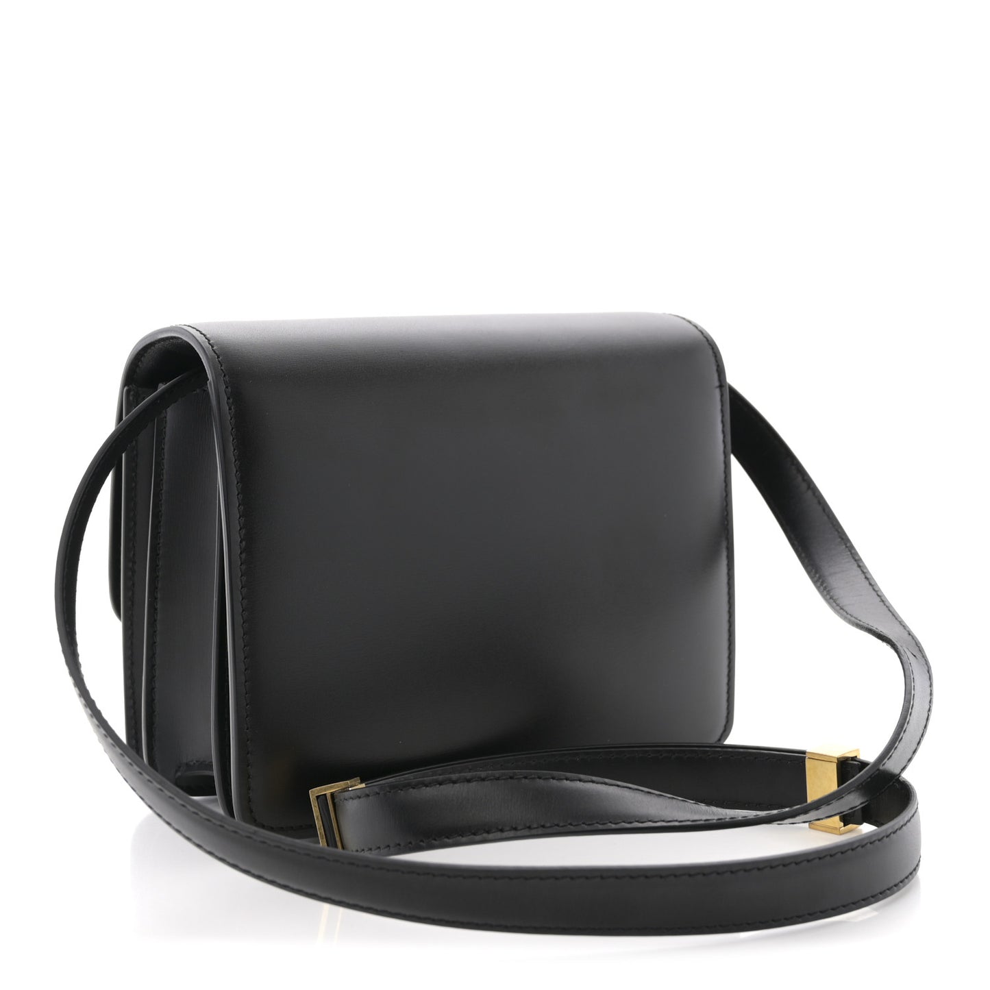 Box Calfskin Small Classic Box Flap Bag Black