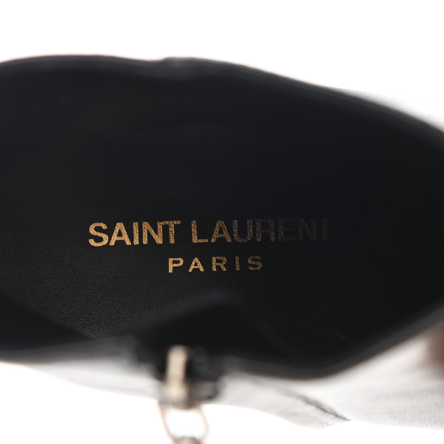 Saint Laurent Calfskin Loulou 70 Ankle Boots 37.5 Black 6 of 7