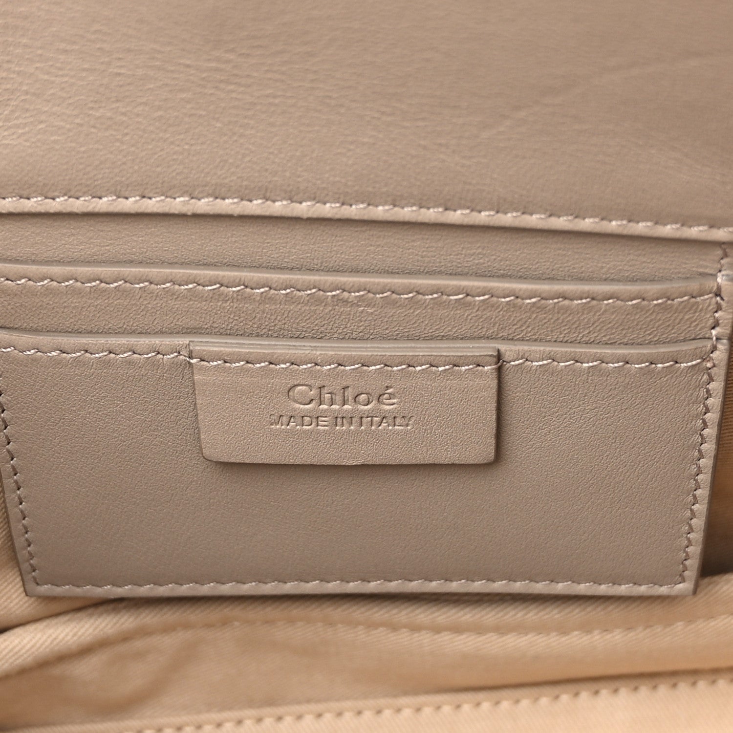 Chloe Calfskin Suede Small Roy Bag Motty Grey 6 of 15
