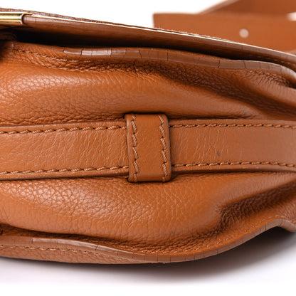 Chloe Calfskin Mini Marcie Round Crossbody Bag Brown Sugar 9 of 12