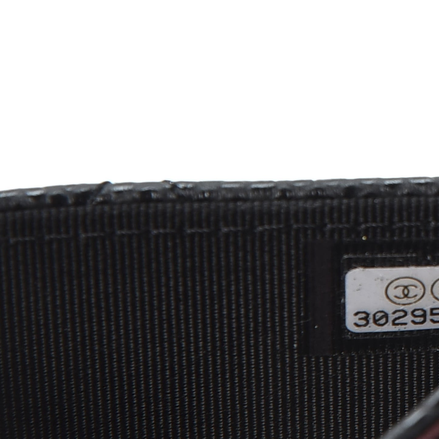 Caviar Quilted Flap Card Holder Wallet Black