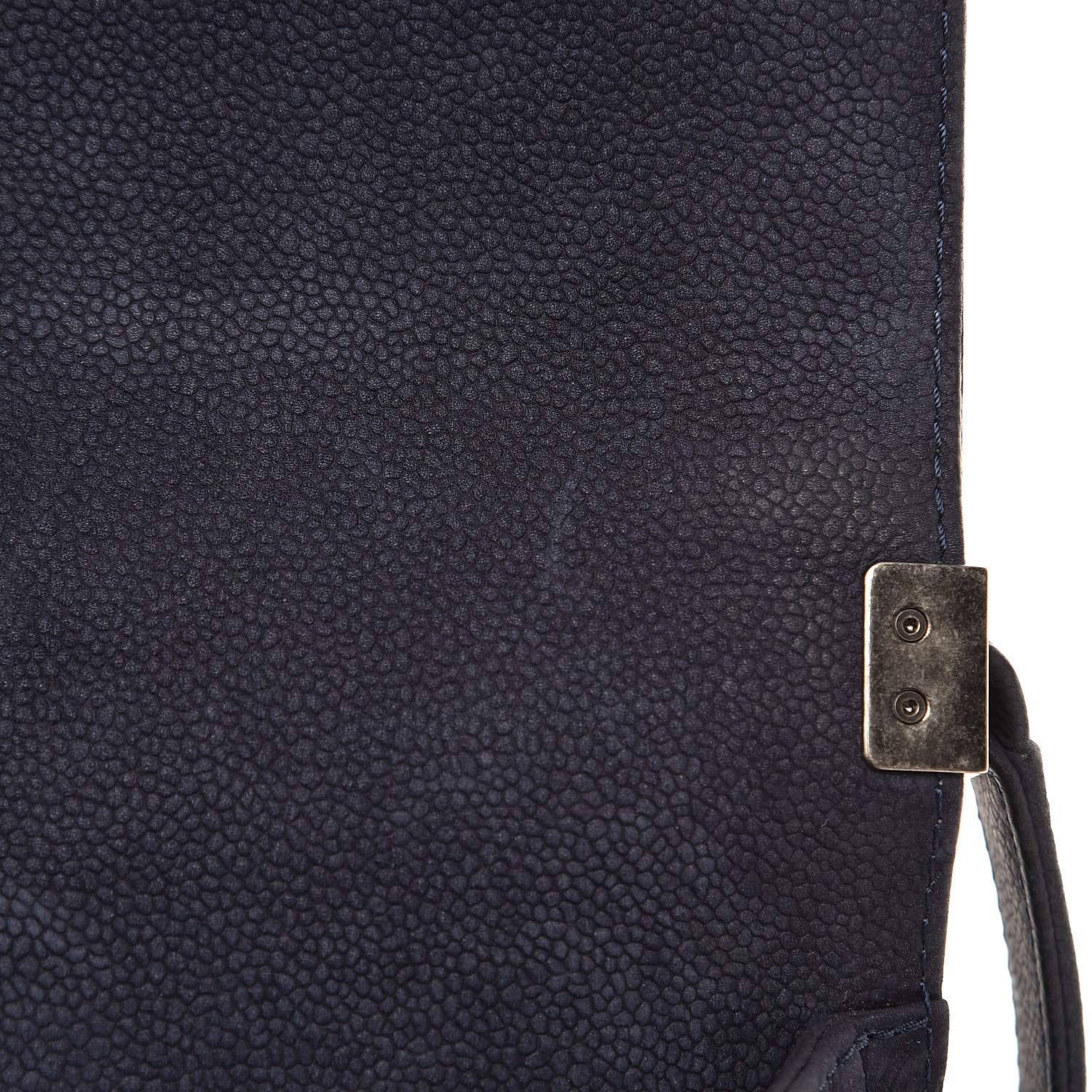 Chanel Iridescent Caviar Quilted Medium Boy Flap Navy 14 of 17