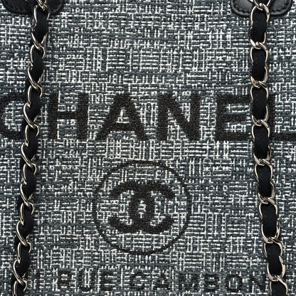 Chanel Canvas Medium Deauville Tote Charcoal 8 of 10